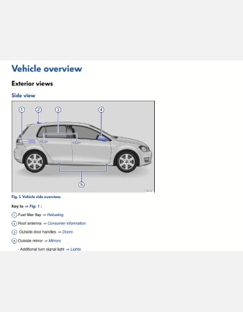 volkswagen golf 2017 owners manual